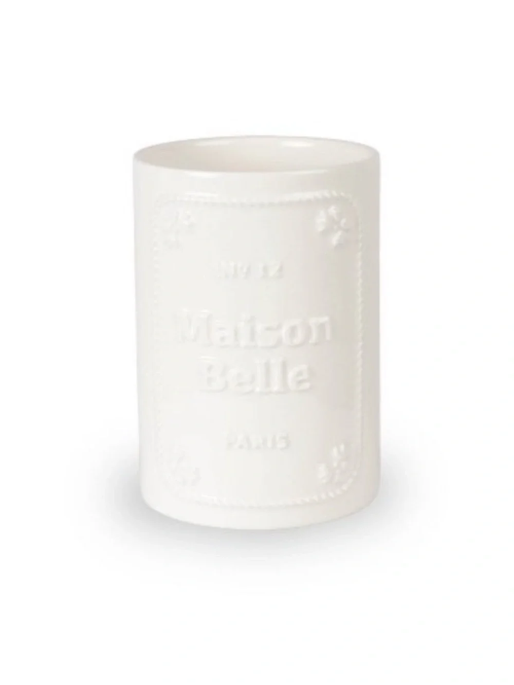 New! Maison Belle Embossed White Ceramic Jar, Target Bullseye’s Playground